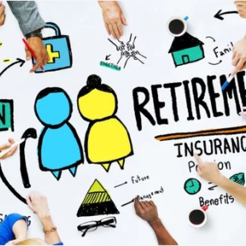 Retirement event poster.
