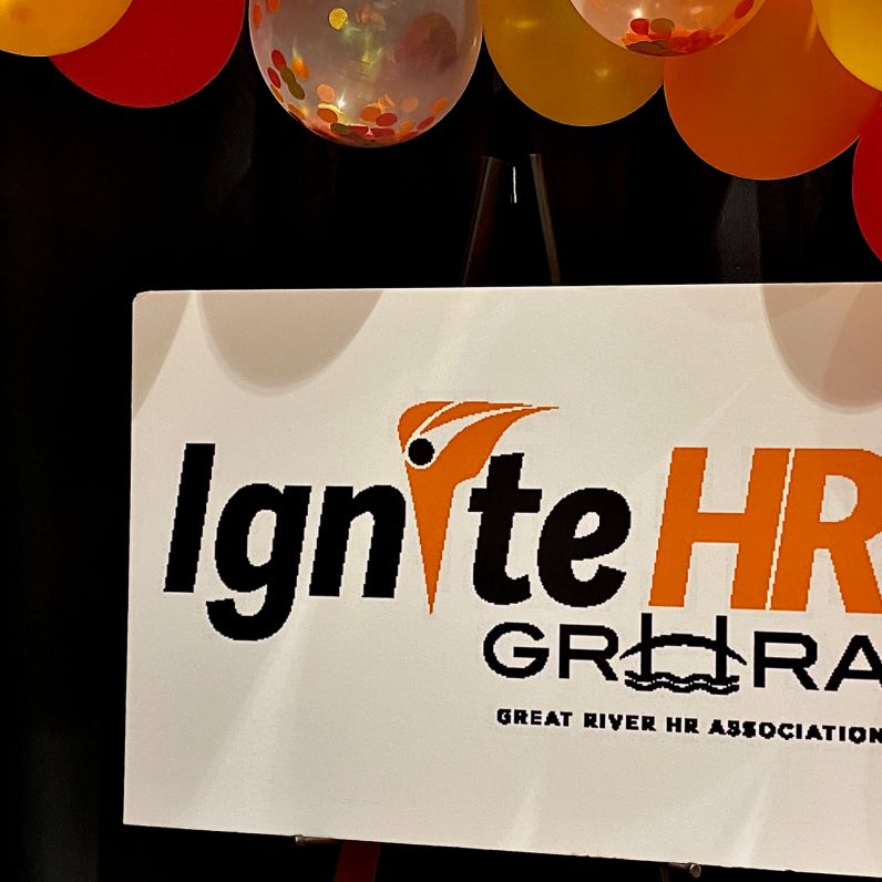 Ignite HR Roundtable sign